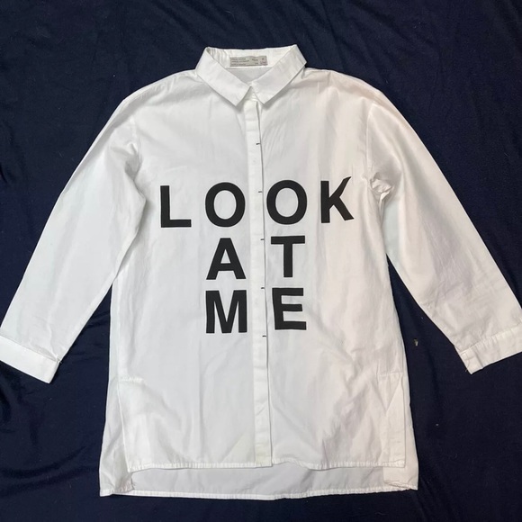 Zara Girls Collection Button Shirt Pull On Pants - Picture 3 of 9